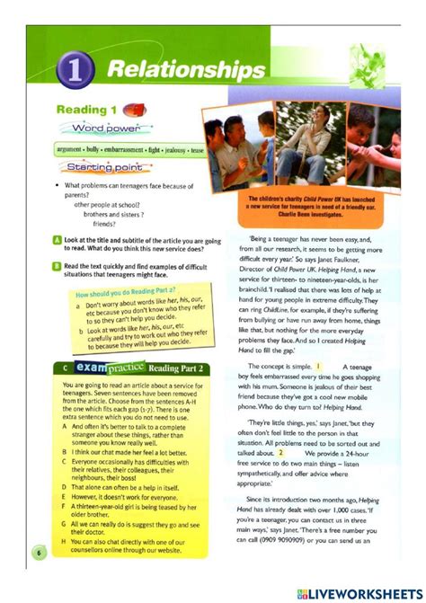 Relationship Worksheet Key Stage 3 に対する画像結果