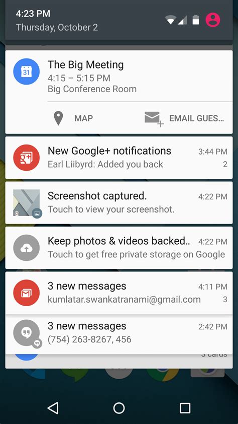Toradh íomhá ar Notification Pages Android