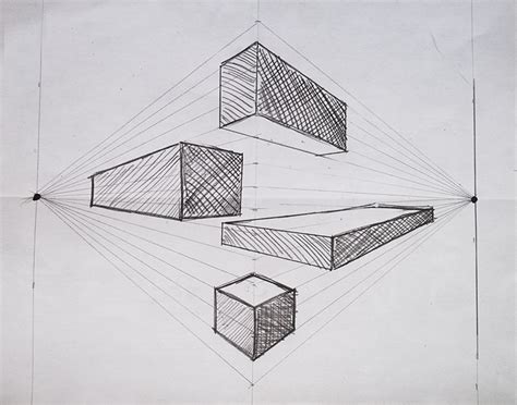 Toradh íomhá ar Two-Point Perspective Squares