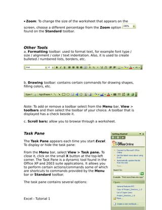 Toradh íomhá ar MS Excel 2003 Tutorial