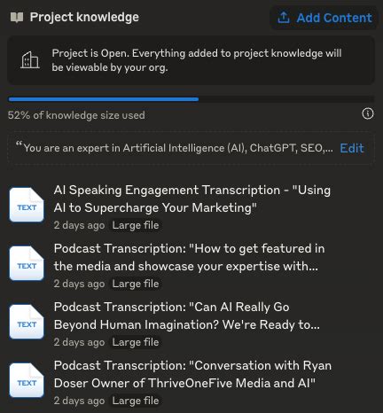Claude Projects に対する画像結果
