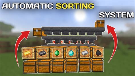 Toradh íomhá ar Sorting System Minecraft 1.8.9