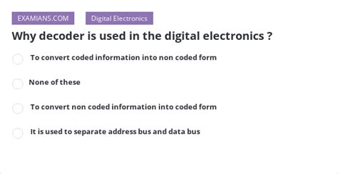 Image result for Types of Decoder in Digital Electronics