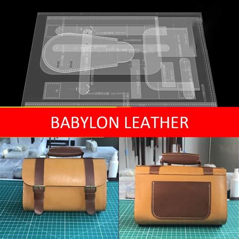 Toradh íomhá ar Leather Messenger Bag Pattern