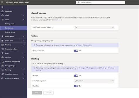 Toradh íomhá ar Microsoft Teams Admin Center