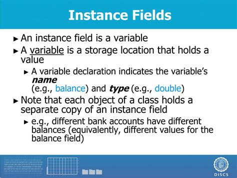 Image result for Instance Fields