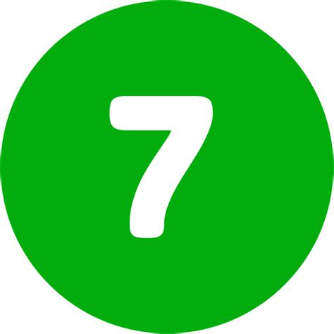 Afbeeldingsresultaten voor Number 7 Icon