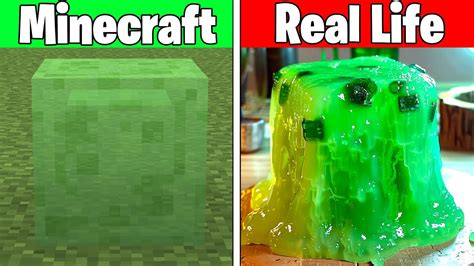 Real Life Minecraft Slime に対する画像結果
