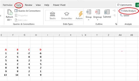 Toradh íomhá ar Correlation Using Excel