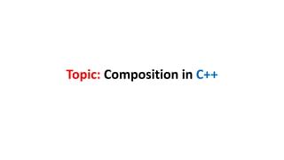 Image result for Composition in C++