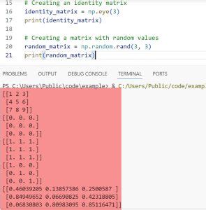 Image result for 321 Program Pyton Matrix