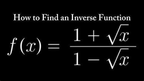 How to Do Inverse Functions에 대한 이미지 결과