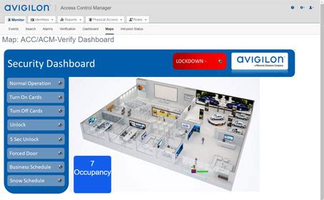 Toradh íomhá ar Avigilon Access Control Manager