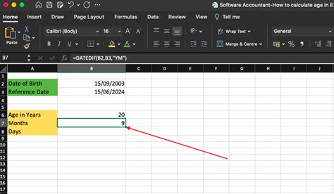 Image result for How to Formulate Age in Excel
