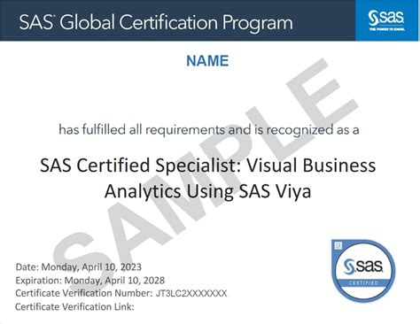 Image result for SAS Certificate