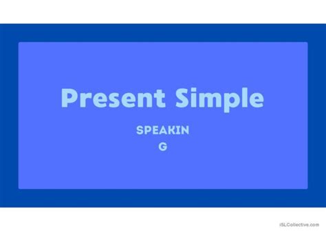 Image result for Present Simple to Be Speaking Practise Slides