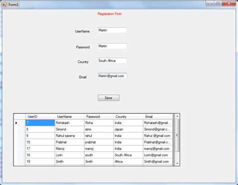 Image result for Windows Forms Database
