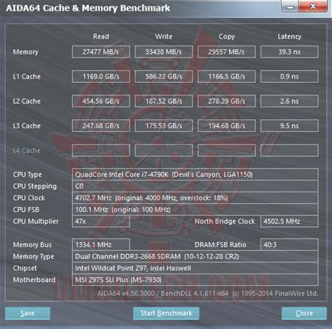 Toradh íomhá ar Benchmark AIDA64 CPU