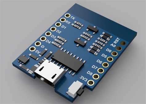 Image result for Wemos D1 Mini Step File
