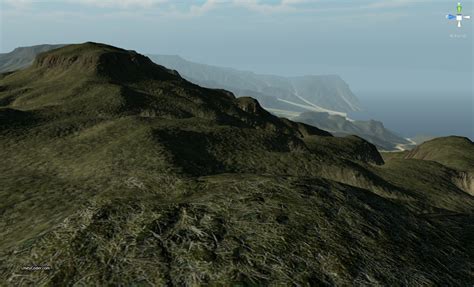 Unity Terrain Script に対する画像結果