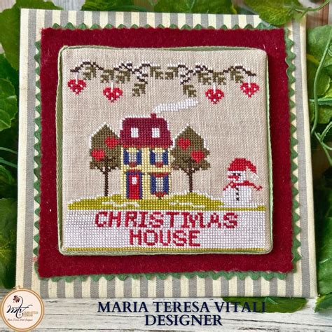 Image result for Christmas House Cross Stitch Patterns