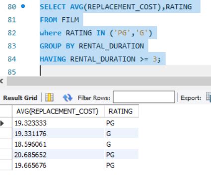 Image result for Having MySQL