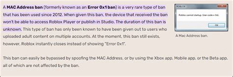 Image result for Roblox Mac Address Ban