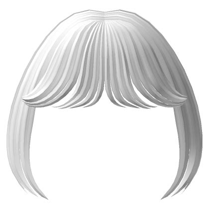 Image result for Bangs White Hair Roblox
