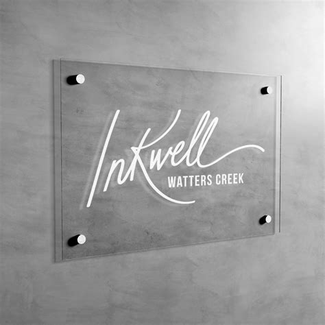 Image result for Acrylic Table Logo Sign