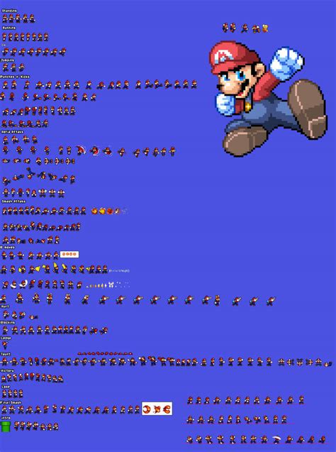 #01 Mario (SSBU Moveset/MLSS Style) by ichsdf on DeviantArt