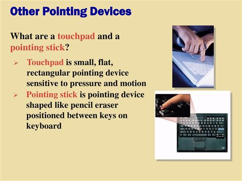Toradh íomhá ar Types of Pointing Devices