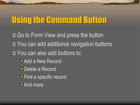 Image result for Command Button Wizard Access