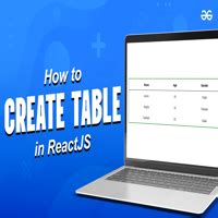 Image result for Give Me Table S Exaple in React JS