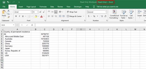 Image result for How to Fix Read Only in Excel Showeing My Name