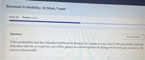 Afbeeldingsresultaten voor At Most Binomial Probability