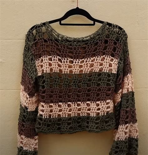 Image result for Crochet Filet Mesh Top