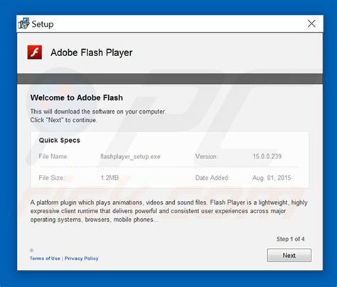 Image result for Flash Player Virus