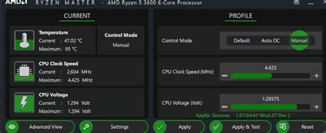 Image result for Ryzen 5 3600 Over Clock