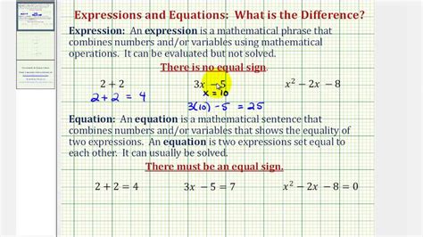 Toradh íomhá ar Difference Between Formula and Equation