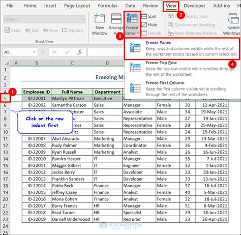 Image result for How to Freeze Columns in Excel Spreadsheet