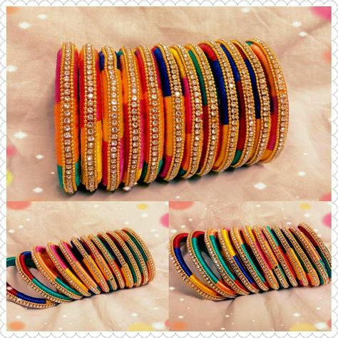 Thread Bangles Designs Latest に対する画像結果