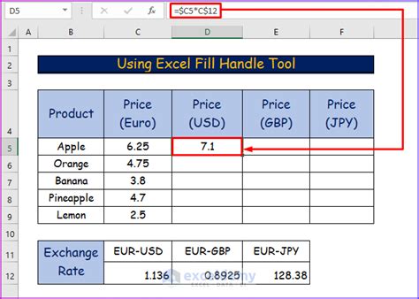 Image result for How to Use Formula for Multiple Cells Excel