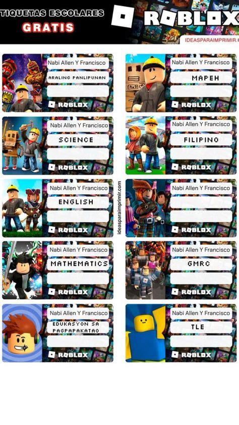 Image result for Roblox Book Label