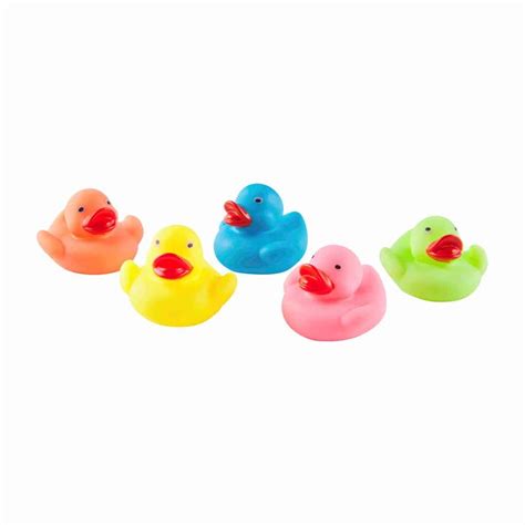 Mudpie Light Up Rubber Duck Bath Toys - Theophilus
