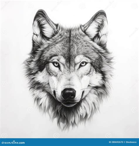 Image result for Realistic Wolf Drawing