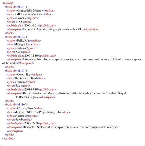 Select XML Examples に対する画像結果