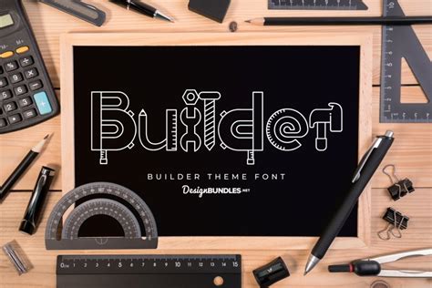 Image result for Builder Font