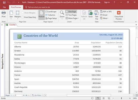 Image result for How to Create a Report in Access