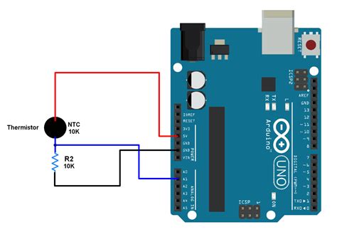 Afbeeldingsresultaten voor Esp32 with NTC Analog Temperature Sensor