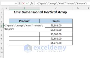 Edit Array in Excel に対する画像結果